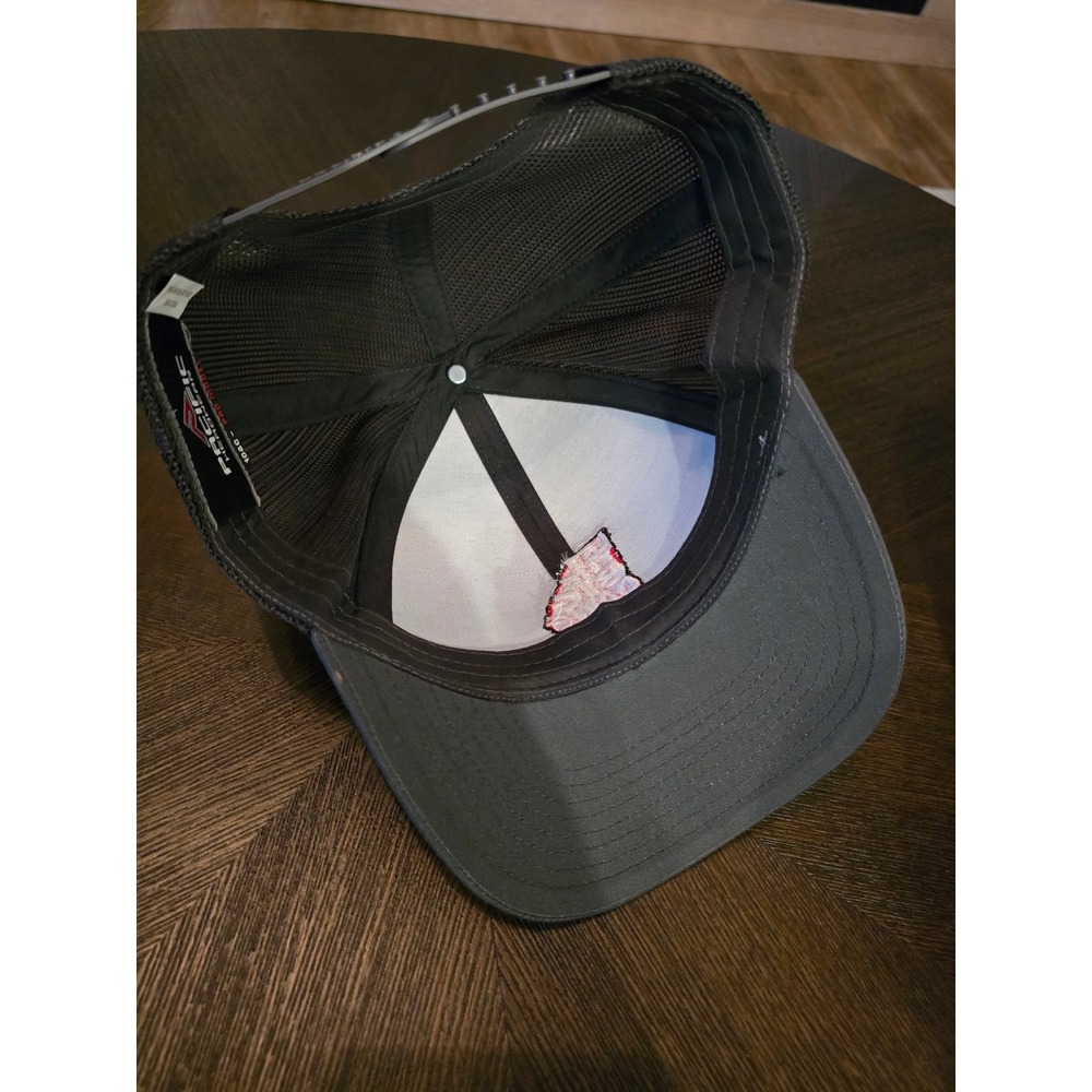 Pacific Headwear Let The Big Dawg Eat Georgia Trucker Hat Gray Snapback Cap 104C - Picture 6 of 6